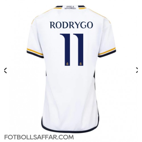 Real Madrid Rodrygo Goes #11 Hemmatröja Dam 2023-24 Kortärmad
